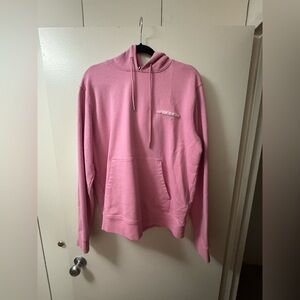 Sandro Pink Hoodie with Drawstring